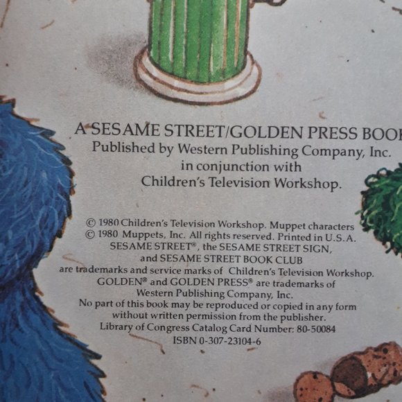Vintage Sesame Street Storybooks Bundle of 6 Books - Picture 11 of 16